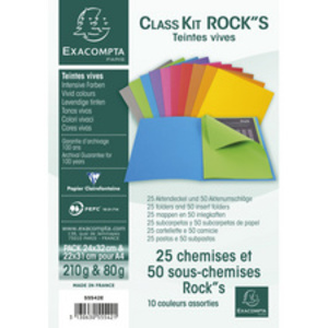 EXACOMPTA Chemise ROCKS Class' Kit