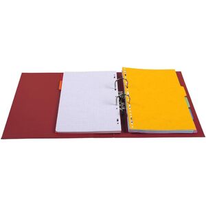 EXACOMPTA Classeur à levier PVC Premium, A4, 70 mm, bordeaux
