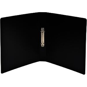 EXACOMPTA Classeur rigide Opaque, PP, A4, 2 anneaux, noir