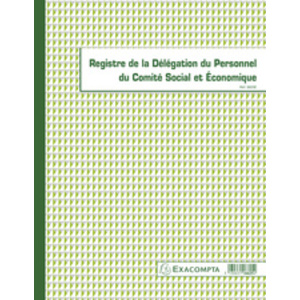 EXACOMPTA Piqûre 'Registre de la délégation du personnel CSE