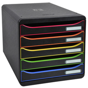 EXACOMPTA Module de classement BIG-BOX PLUS, 5 tiroirs,