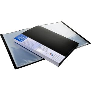 EXACOMPTA Protège-documents, A4, PP, 60 pochettes, noir