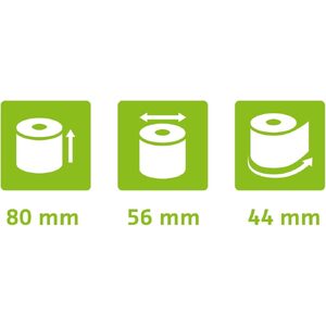 EXACOMPTA Bobine thermique pour balance, 80 mm x 44 m