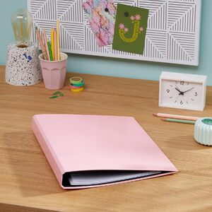 EXACOMPTA Classeur Aquarel, 2 anneaux, rose