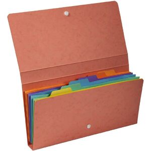 EXACOMPTA Pochette trieur Aquarel, 6 compartiments, assorti