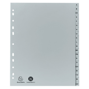 EXACOMPTA Intercalaire en plastique, A-Z, A4+, 20 touches