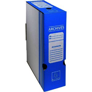 EXACOMPTA Boîtes archive, (L)100 mm, bleu