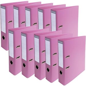 EXACOMPTA Classeur à levier PVC Premium, A4, rose