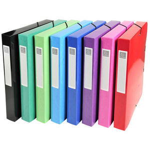 EXACOMPTA Boîte de classement Iderama, carton, A4, rose