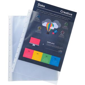 EXACOMPTA Recharge pochettes pour porte-vues amovible, A4