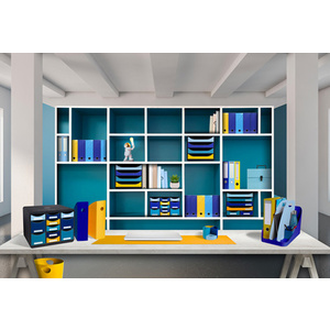 EXACOMPTA Organisateur de bureau Bee Blue, bleu marine /