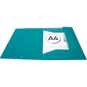 EXACOMPTA Chemise à élastiques Opaque, PP, A4, vert foncé