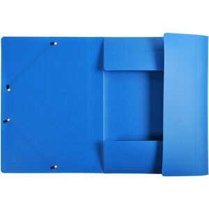 EXACOMPTA Chemise à élastiques Opaque, PP, A4, bleu clair