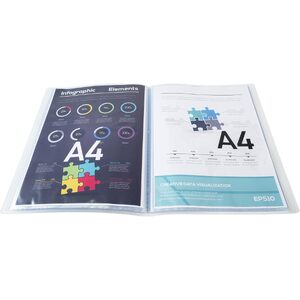 EXACOMPTA Protège-documents Kreacover, A4, PP, blanc