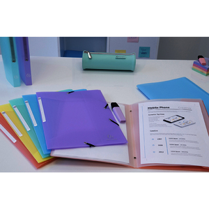 EXACOMPTA Chemise à élastiques Chromaline, PP, A4, assorti