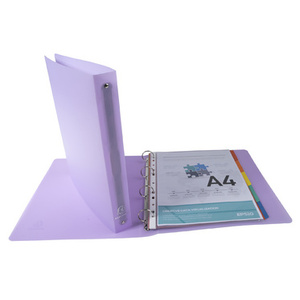 EXACOMPTA Classeur à anneaux Chromaline, 4 anneaux, assorti