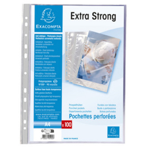 EXACOMPTA Pochette Extra Strong, A4, PP, transparent