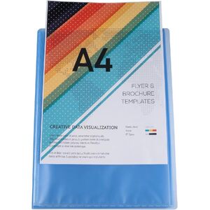 EXACOMPTA Protège-documents, A4, PP, 100 pochettes, assorti