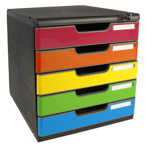EXACOMPTA Module de classement MODULO A4 5 tiroirs, arlequin
