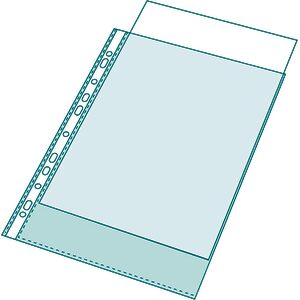 EXACOMPTA Pochette perforée, A4, PP, transparent