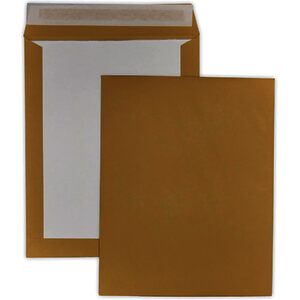 MAILmedia Pochette d'expédition C4 avec dos carton,marron x100,