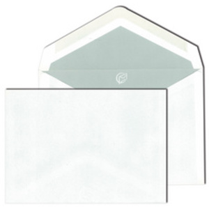 MAILmedia Enveloppe, rembourrage de soie, format long, blanc