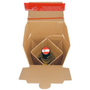 ColomPac Carton d'expédition pour bouteilles CP181, pour 1