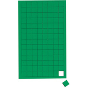 MAUL Symbole magnétique carré, 10 x 10 mm, bleu