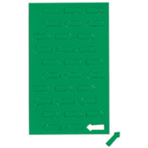 MAUL Symbole magnétique flèche, 20 x 10 mm, jaune
