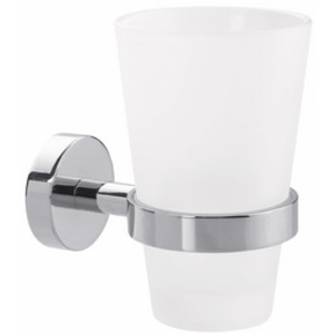 tesa Support pour verre à dents SMOOZ, avec colle, chromé