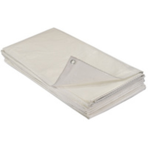 dm-folien Bâche de recouvrement, 8 x 12 m, blanc, 250 g