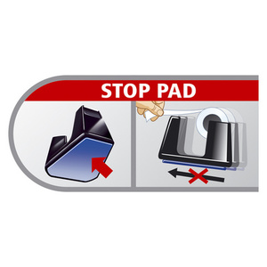 tesa Dévidoir de bureau Smart ecoLogo, équipé, noir