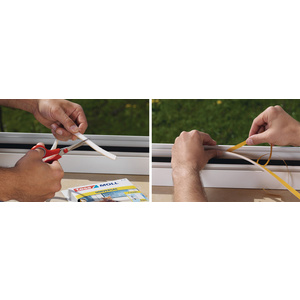 tesa Moll UNIVERSAL Calfeutrage mousse, 9 mm x 6 m, blanc