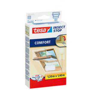 tesa Moustiquaire COMFORT pour fenêtre de toit, 1,20 x 1,40m