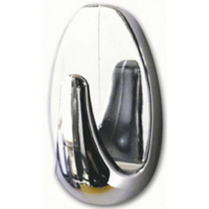 tesa Powerstrips Crochet adhésif SMALL, ovale, blanc