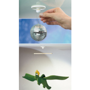 tesa Powerstrips Crochet adhésif pour plafond, blanc