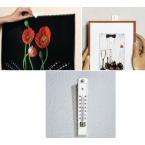 tesa Powerstrips Crochet adhésif pour cadre, blanc