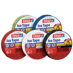 tesa Ruban isolant ISO TAPE, 15 mm x 10 m, rouge