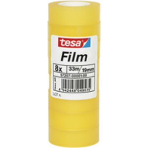 tesa Film Ruban adhésif standard, 15 mm x 33 m, transparent