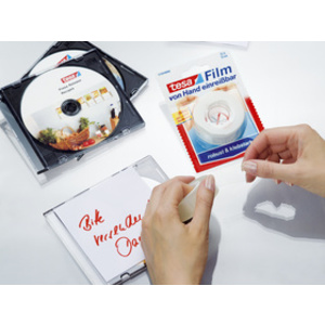 tesa Film Ruban adhésif, déchirable à main, transparent