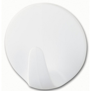 tesa Powerstrips Crochet adhésif SMALL, rond, blanc