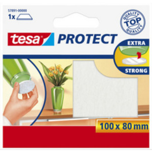 tesa Protect Patin en feutrine, 100 x 80 mm, marron