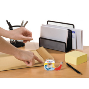 tesa Film Ruban adhésif double face,12 mm x 7,5 m + dévidoir