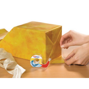 tesa Film Ruban adhésif double face,12 mm x 7,5 m + dévidoir