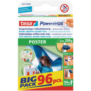 tesa Powerstrips POSTER, maintien maximal 0,2 kg