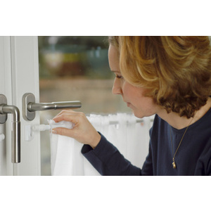 tesa Powerstrips Fixation adhésive pour rideaux Vario, blanc