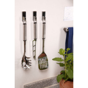 tesa Powerstrips Crochet adhésif LARGE classic, chromé