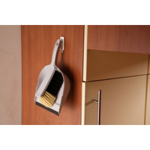 tesa Powerstrips Crochet adhésif LARGE, tendance, chromé