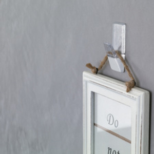 tesa Powerstrips Crochet adhésif LARGE, transparent / blanc