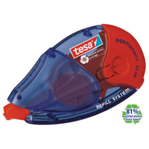 tesa ecoLogo Roller de colle rechargeable PERMANENT GLUE